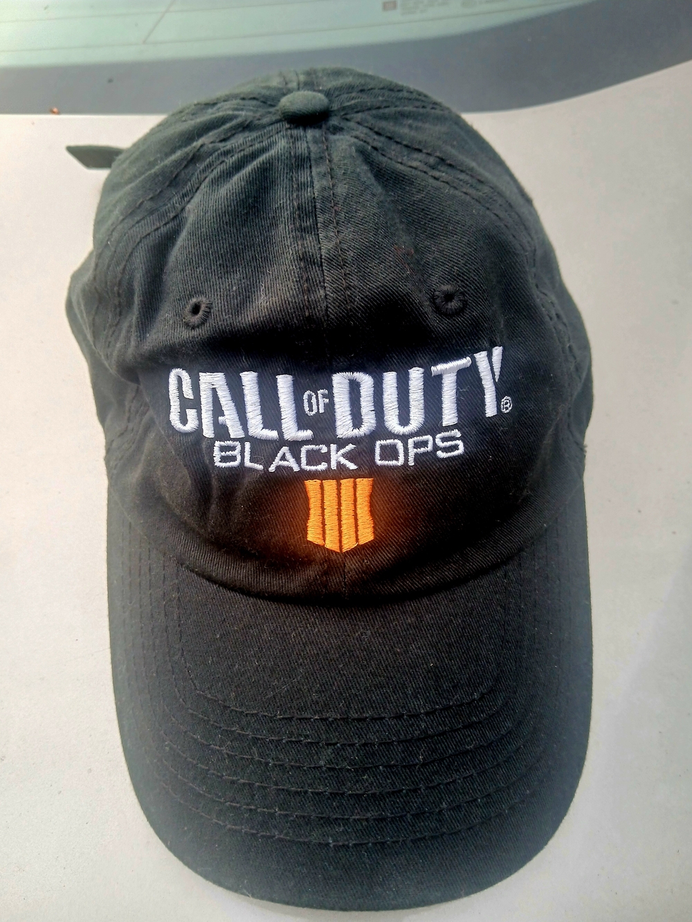 Call Of Duty Black Ops 2 Hat Cap Black Adjustable Snap Back Miltary Video Game